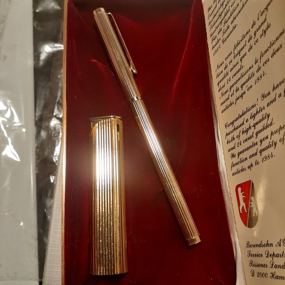 RARE 1970's 🇩🇪 Berendsohn AG Set Gilded Gold 🇨🇦 12.50 Canada Shipping - Picture 8 of 16